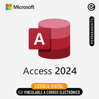 Microsoft Office 2024 Access - Vinculable a correo electronico - Permanente - Licencia Digital