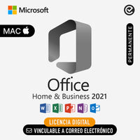 Microsoft Office Home and Business 2021 MAC  - Vinculable a correo electronico - Permanente - Licencia Digital