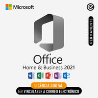 Microsoft Office Home and Business 2021 PC - Vinculable a correo electronico - Permanente - Licencia Digital