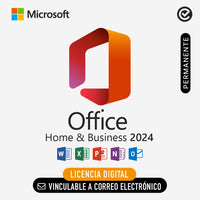 Microsoft Office 2024 Home and Business - Vinculable a correo electronico - Permanente - Licencia Digital