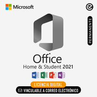 Microsoft Office Home and Student 2021 - Vinculable a correo electronico - Permanente - Licencia Digital