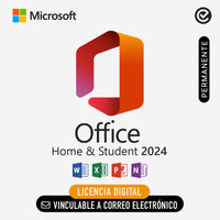 Microsoft Office 2024 Home and Student  - Vinculable a correo electronico - Permanente - Licencia Digital