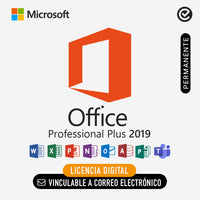 Microsoft Office Professional Plus 2019 - Vinculable a correo electronico - Permanente - Licencia Digital