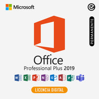 Microsoft Office Professional Plus 2019 - Permanente - Licencia Digital