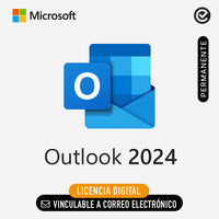Microsoft Outlook 2024  - Vinculable a correo electrónico - Permanente - Licencia Digital