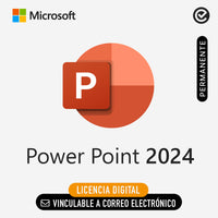 Microsoft Office 2024 PowerPoint - Vinculable a correo electronico - Permanente - Licencia Digital