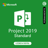 Microsoft Project 2019 Standard - Permanente - Licencia Digital