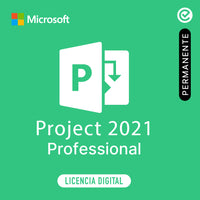 Microsoft Project 2021 Professional- Permanente - Licencia Digital