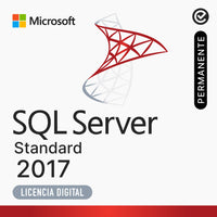 Microsoft  SQL Server 2017 Standard - Permanente - Licencia Digital