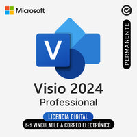Microsoft Visio  2024 Professional - Vinculable a correo electronico - Permanente - Licencia Digital