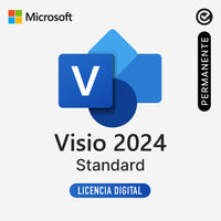 Microsoft Visio  2024 Standard - Permanente - Licencia Digital