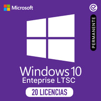 Microsoft Windows 10 Enteprise LTSC - 20 licencias - Permanente