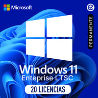 Microsoft Windows 11 Enteprise LTSC - 20 licencias - Permanente