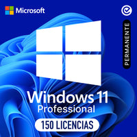 Microsoft Windows 11 Professional - 150 licencias - Permanente