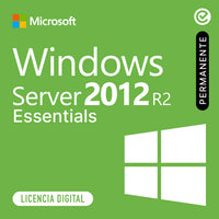 Microsoft Windows Server 2012 R2 Essentials - Permanente - Licencia Digital