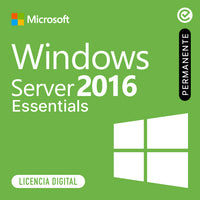 Microsoft Windows Server 2016 Essentials - Permanente - Licencia Digital