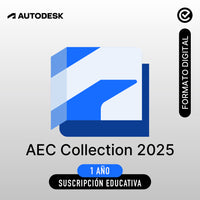 Autodesk  AEC Collection 2025 - 1 año - Suscripción Educativa - Formato Digital