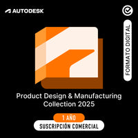 Autodesk Product Design & Manufacturing Collection 2025 - 1 año  - Suscripción Comercial - Formato Digital