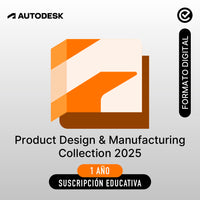 Autodesk Product Design & Manufacturing Collection 2025 - 1 años  - Suscripción Educativa - Formato Digital
