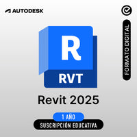 Autodesk  Revit 2025 - 1 año - Suscripción Educativa - Formato Digital